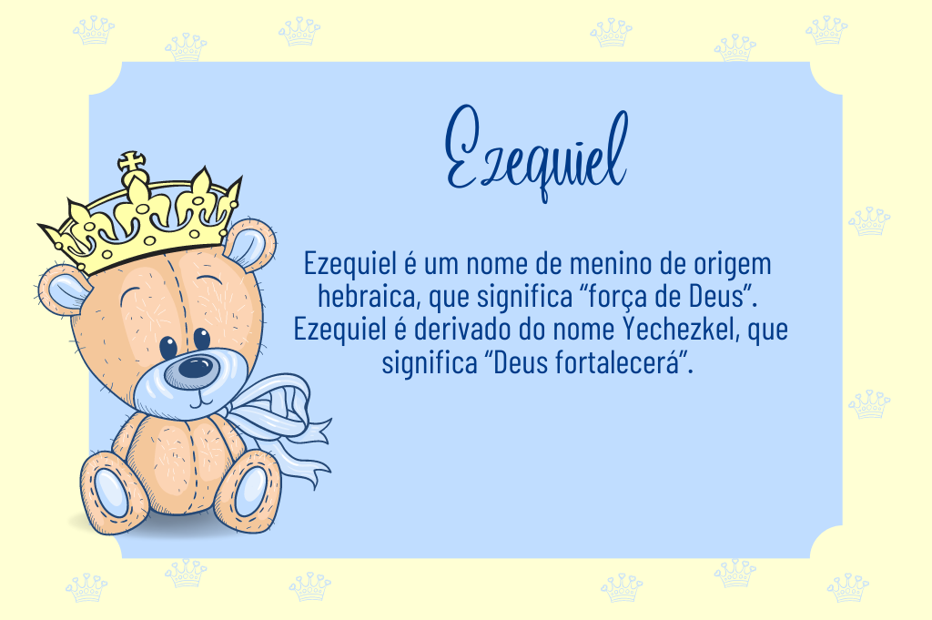 Significado do nome Ezequiel