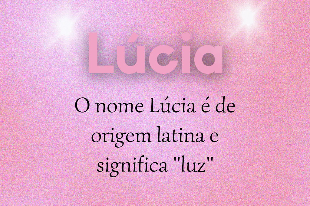 Significado do nome Lúcia 