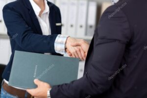 Handshake While Job Interviewing