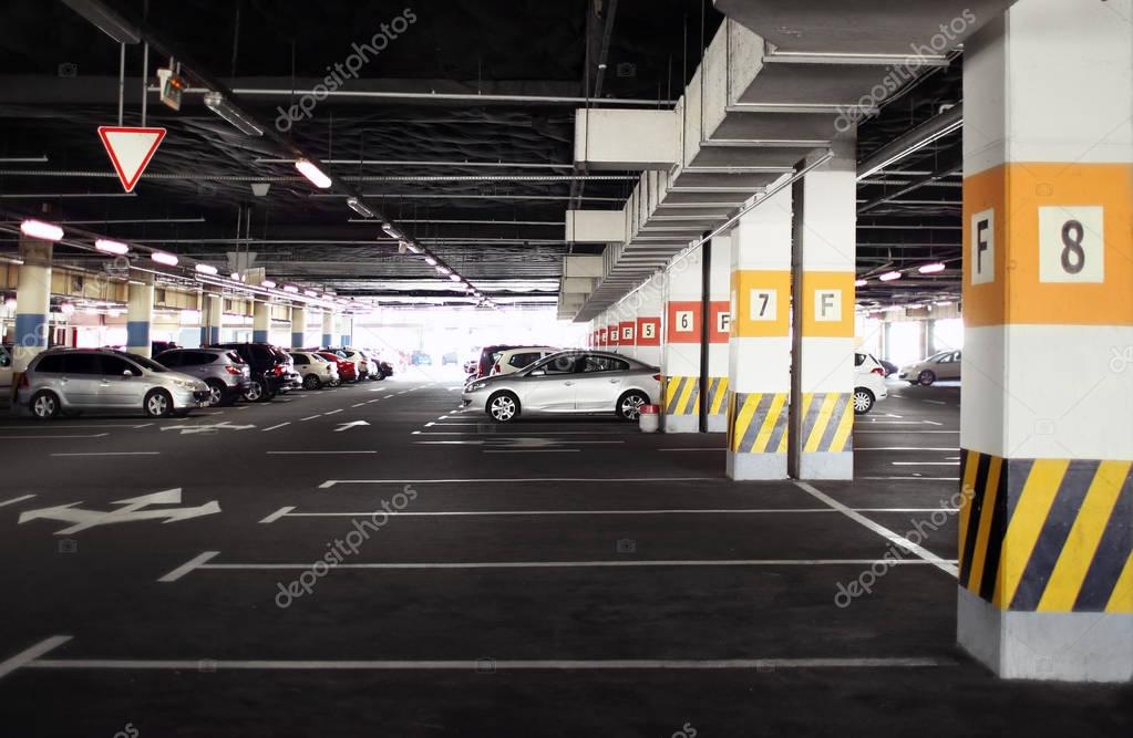 Underground parking of cars